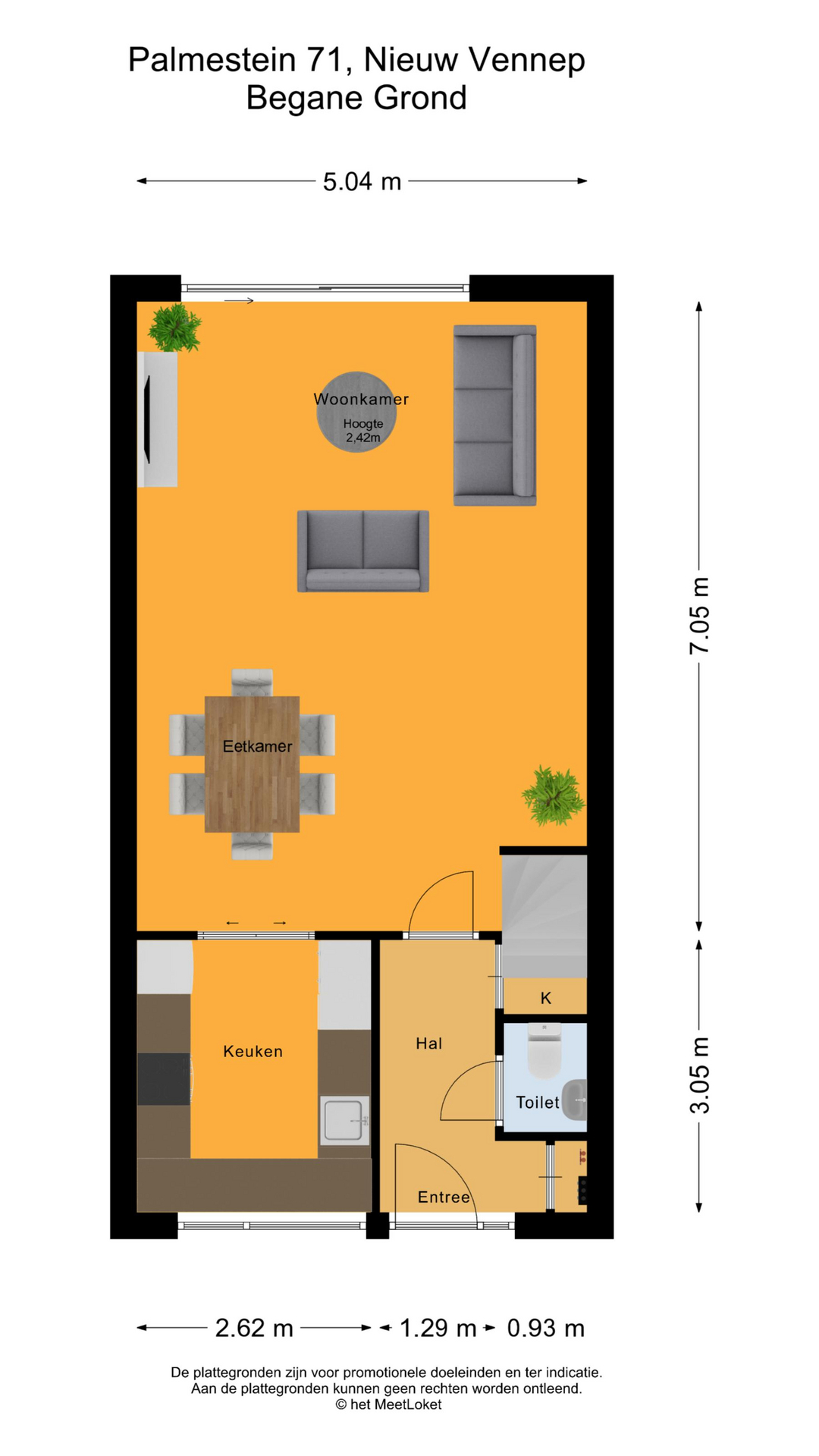 Palmestein 71 , 2151 HL Nieuw-vennep map