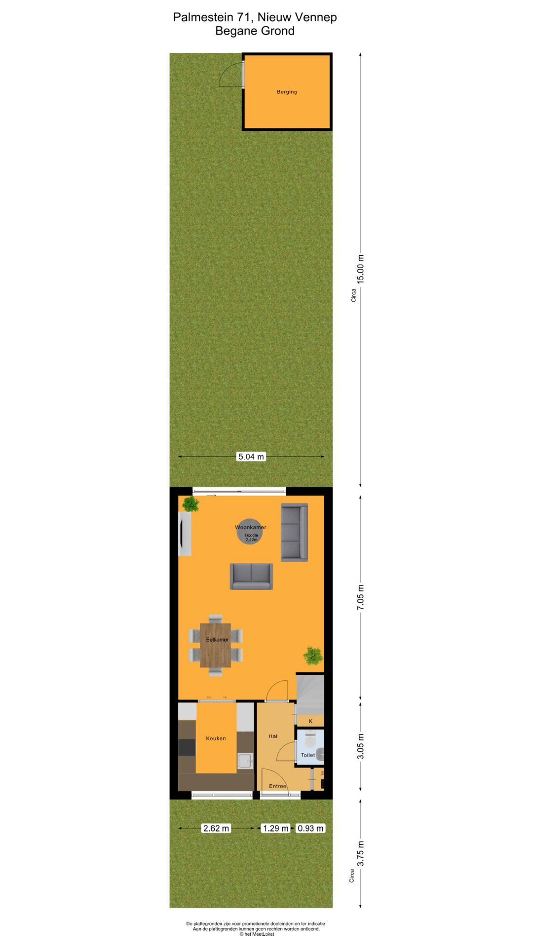 Palmestein 71 , 2151 HL Nieuw-vennep map